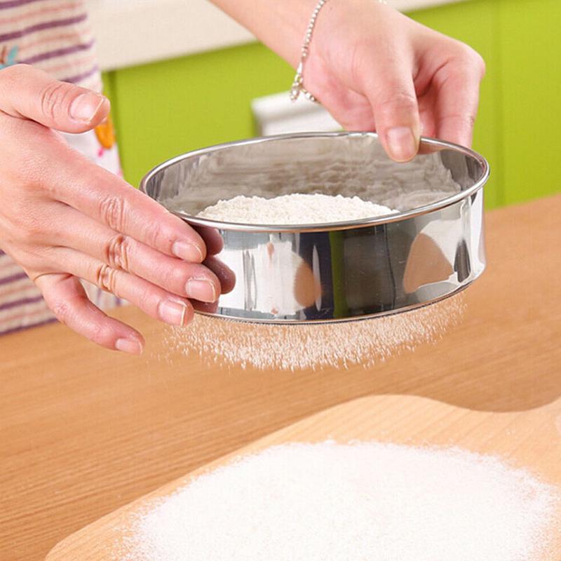 Нержавеющая сталь мелкоячеистый фильтр для масла дуршлаг просеиватель муки сито для кухни