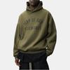 Fear of God Essentials Флисовая Толстовка Оливковый Мужские Топы Зеленый 192BT246254F