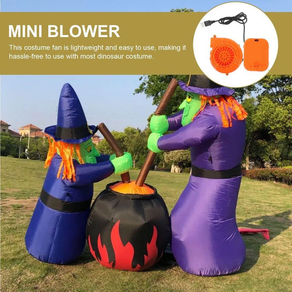 USB Interface Inflatable Blower Battery Powered Air Pump Cooler Fan  Outdoor Inflatable Dolls