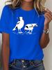 Australian Magpie Pure Cotton Womens Printed Tshirt Comfortable Casual Short Sleeve Suitable For Daily Street Photography Wear