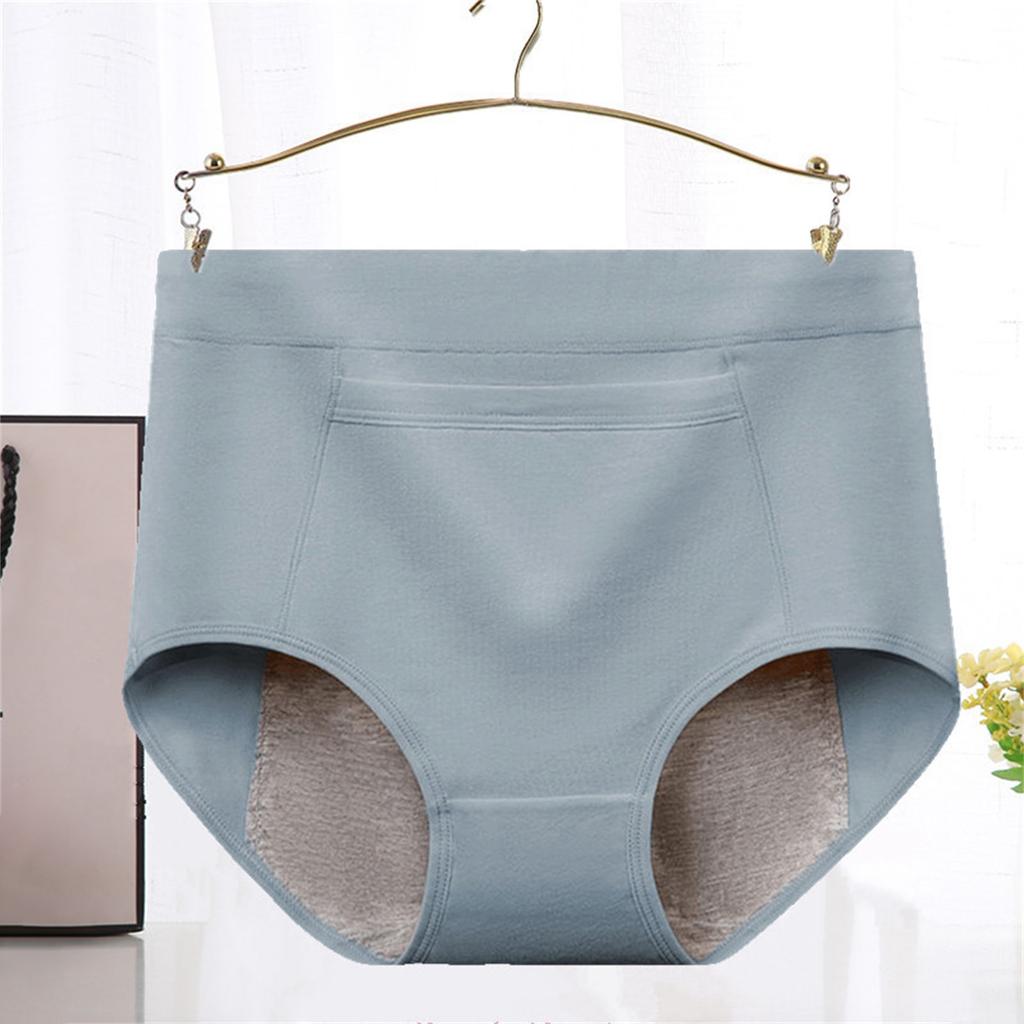 Women'S Menstrual Panties Mid-Waist Cotton Postpartum Women'S Panties Fully Covered Panties