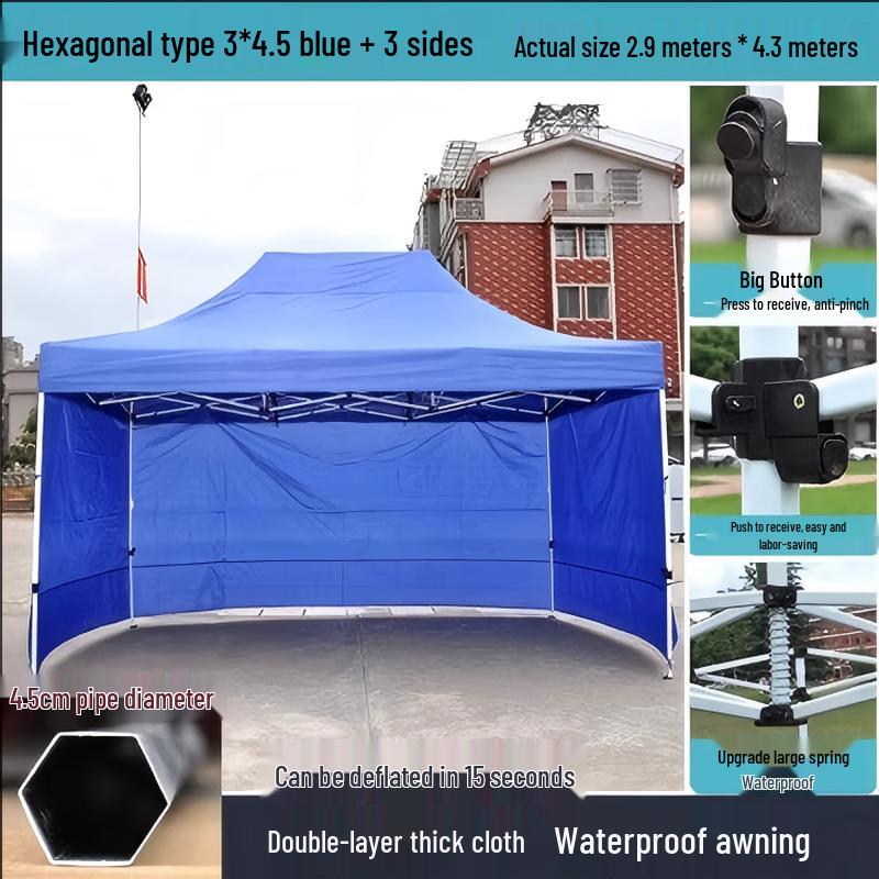 Heavy-Duty Folding Outdoor Pop-Up Canopy