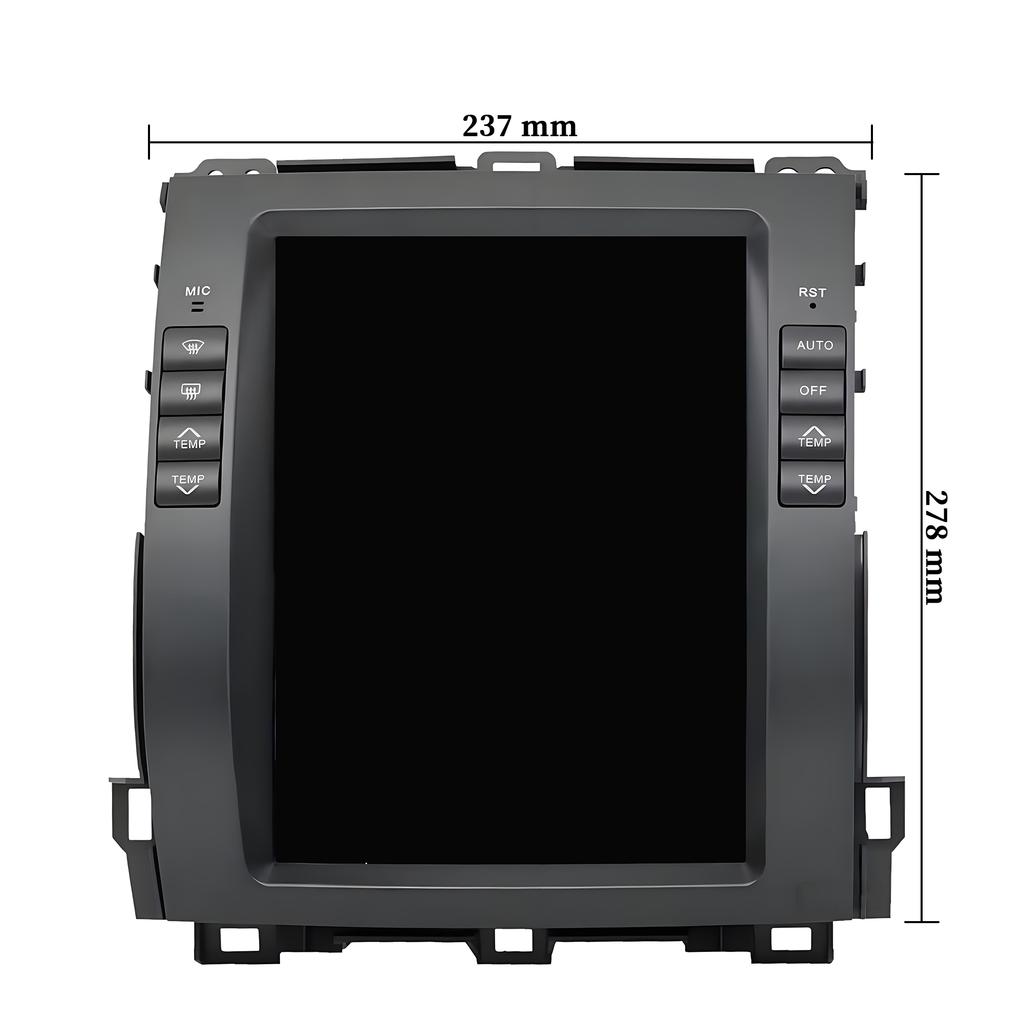 10.4"Для Prado 120 Lexus GX470 Для Toyota Land Cruiser 2002-2009 Android Навигация CarPlay Автомобильное радио Мультимедиа Экран Стерео