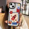Акриловый чехол для телефона для iPhone 11 12 13 14 Pro 12 14 16 Pro Max для Samsung A16 A36 A56 S24 FE Высококачественный расписной противоударный чехол для мобильного телефона