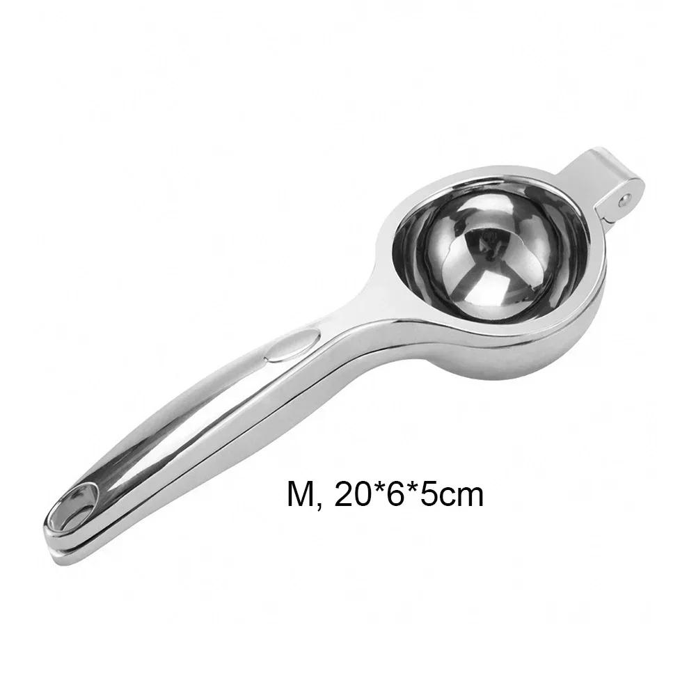 Нержавеющая сталь бытовая ручная соковыжималка для фруктов и лимонов, ручная соковыжималка для цитрусовых и апельсинов, пресс-машина, прочный кухонный инструмент