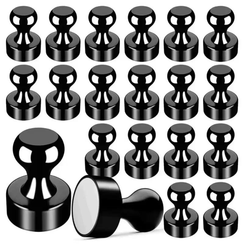 Mini Metal Strong Neodymium Magnetic Pushpins Storage Hook Home Kitchen Fridge Whiteboard Sucker Thumbtack Wall Hanger Wholesale