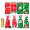 Festive Candy Bags Set of 50pcs Gift Wrapping Bags Storage Pouch Large Capacity Organsier Cace for Christmas Party