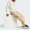 Adidas Оригинальные повседневные брюки с принтом логотипа средней посадки и эластичным поясом, прямые однотонные, мужские брюки цвета фантом-бежевый IR7584