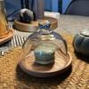 Glass Cake Dome Dustproof Dinner Plates Cover Display Cloche Tableware for Outdoor