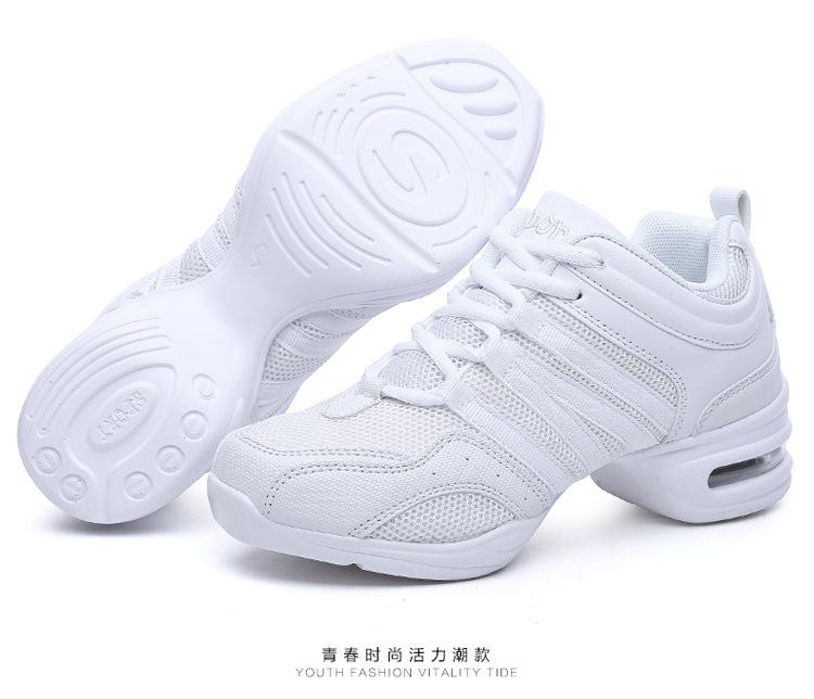 Детская детская танцевальная обувь Студенческая мужская и женская с мягкой подошвой для практики квадратных танцев Осенняя современная танцевальная обувь Джазовая обувь для фитнеса Детский сад