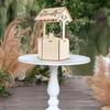 Natural Wooden Gift Card Box Wood Craft Receiving Box Wishes Wedding Card Box  Wedding Party