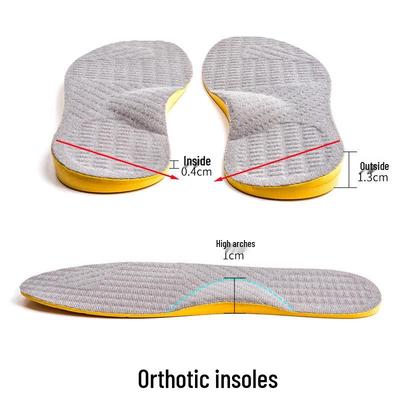 Дышащая стелька для коррекции О-образных ног для взрослых с косолапостью внутрь и наружу