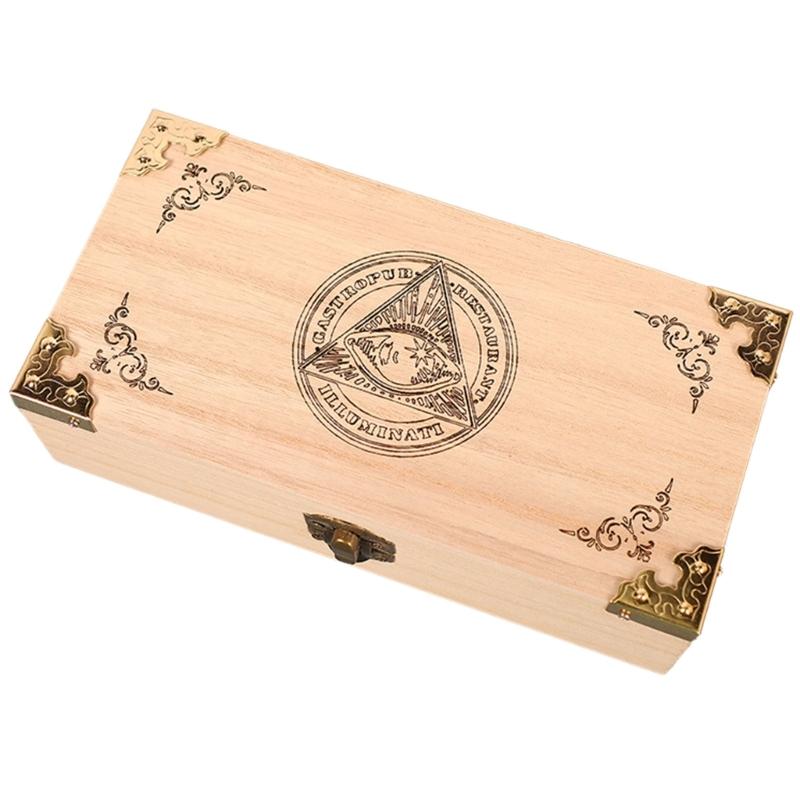 Fashion Wood Playing Card Holder Deck Box Storage Case Organizers Playing Cards Poker Card Box Handcrafts For Men Women