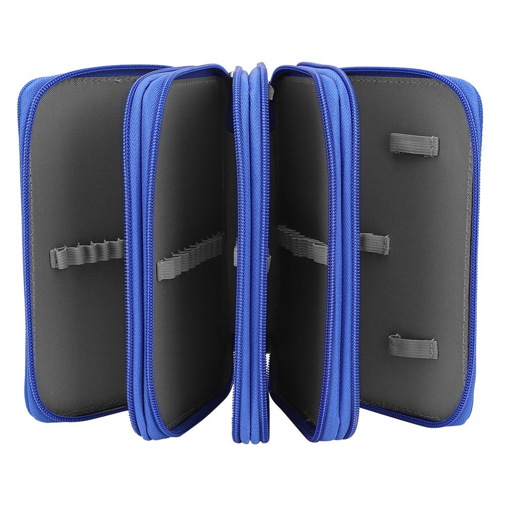 72 отверстия 4 слоя большой емкости пенал мультфильм молния цветной пенал школьные принадлежности