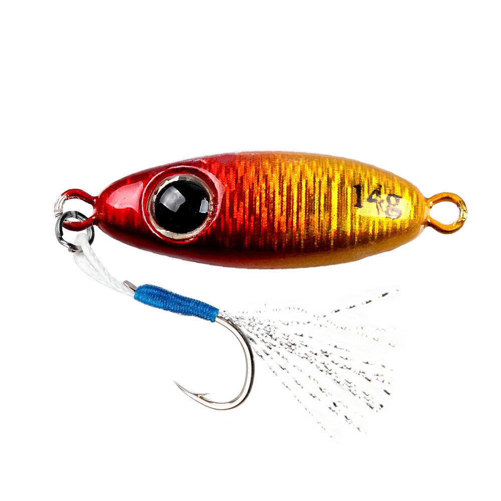 Sea Fishing Lure Jigging Bait Long Casting Laser Big Eye5.5g-21gMetal Hard Bait Bass Red Snapper Special Fake Bait