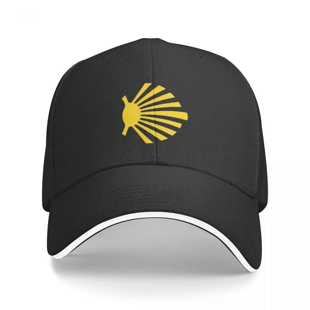 New Camino De Santiago Symbol Large Yellow Scallop Shell Cap Fashion Casual Baseball Cap Adjustable Hat Hip Hop Summer Baseball