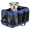 Portable Cat Carrier Bag Breathable Mesh Anti-Lost Pocket Smooth Zipper Pet Out Pouch for Puppy Travel