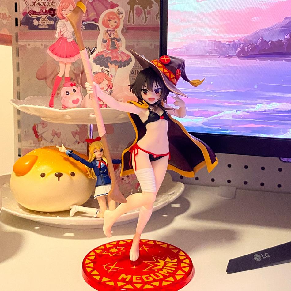 New God's Blessing on This Wonderful World 18cm Megumin Action Figure Cute Figurine For Girls Birthday Gift