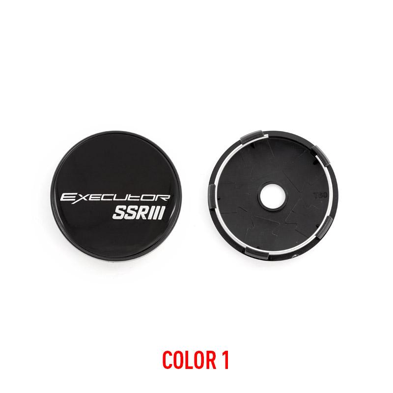 ASL1 4PCS/lot 60MM EXECUTOR SSR Car Wheel Center Hub Caps Car Emblem Badge Logo Wheel Center Cap label car styling accessories