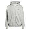 adidas Баскетбольная спортивная куртка с капюшоном на молнии свободного кроя, куртки унисекс KB7562