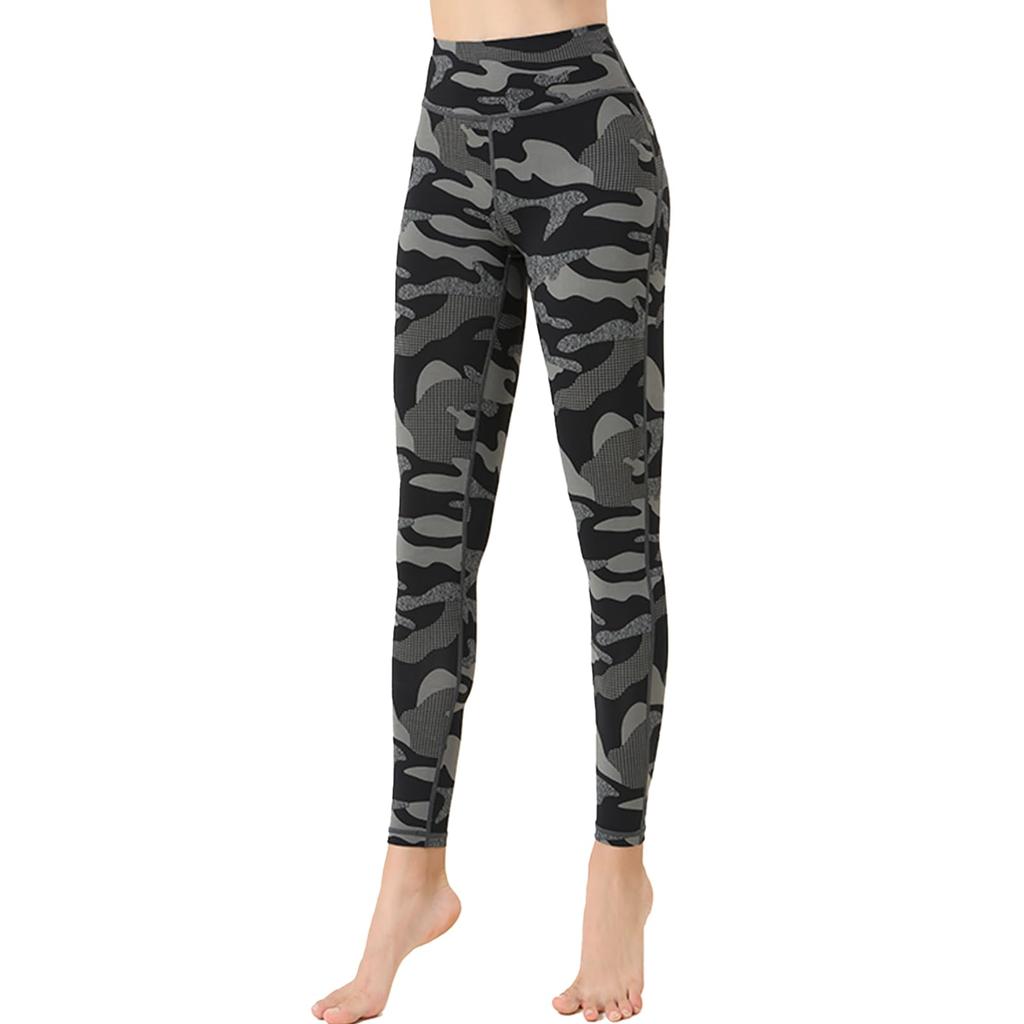 IRCOLVE Yoga Yoga Hot Cropped Length Floral Print Yoga and Sports and Women's Leggings, Pants, Pilates, Yoga, Leggings, Moisture-Wicking Quick-Drying