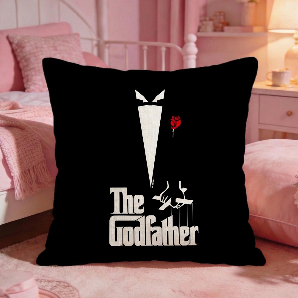 The GGodfather Movie Cushion Cover Premium Comfort Reversible Pillow Cove Two In One Design For Any Room Car Interior