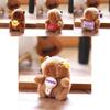 Plush Capybara Keychain With Soft Short Plush For Kids And Collectors