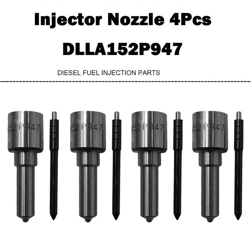 4PCS New DLLA152P947 Diesel Injector Nozzle For Fuel Injector For Nissan Navara D22 D40 Frontier 2.5 093400-9470-A87Q