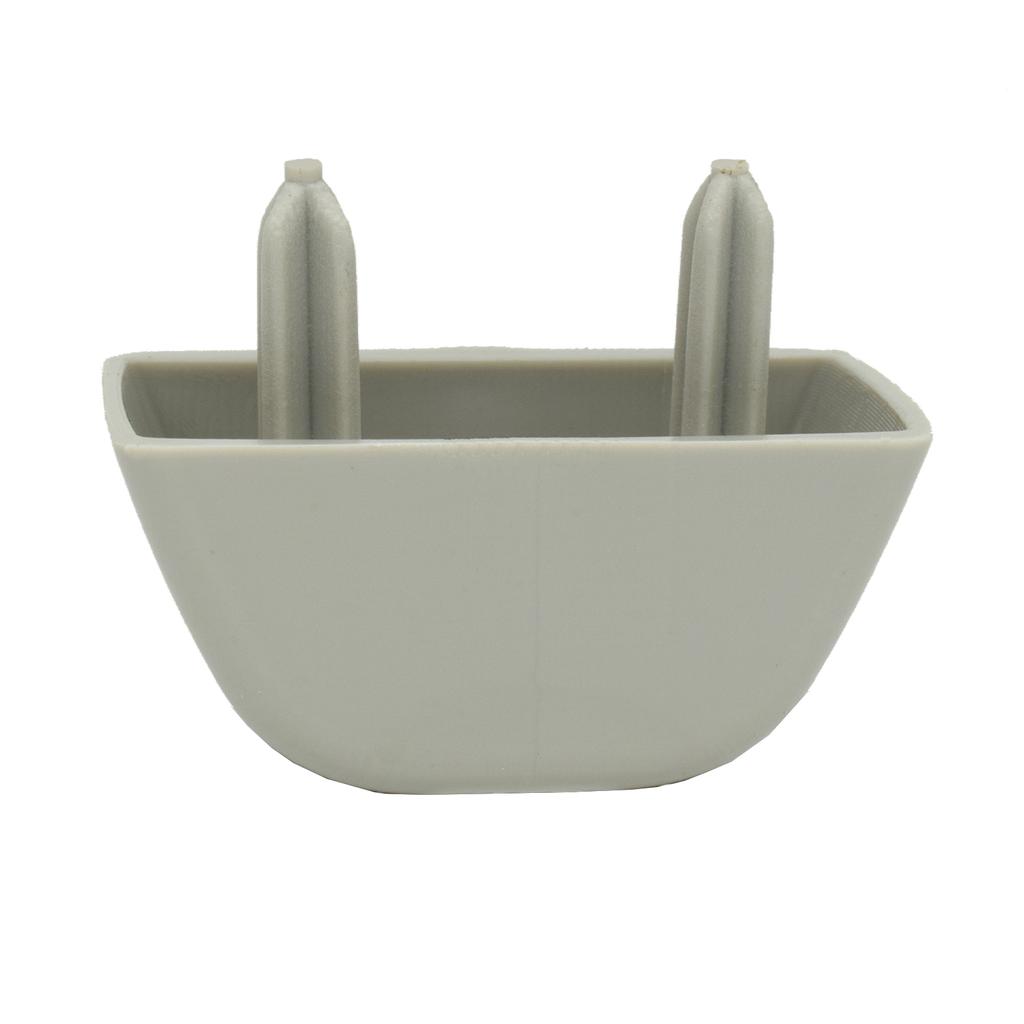 2pcs Gray Sun Visor Support Retainer Clip Hook For VW Passat Polo Up! Skoda Citigo Rapid 2012-2015 Seat MII 6RD857561 6R0857561