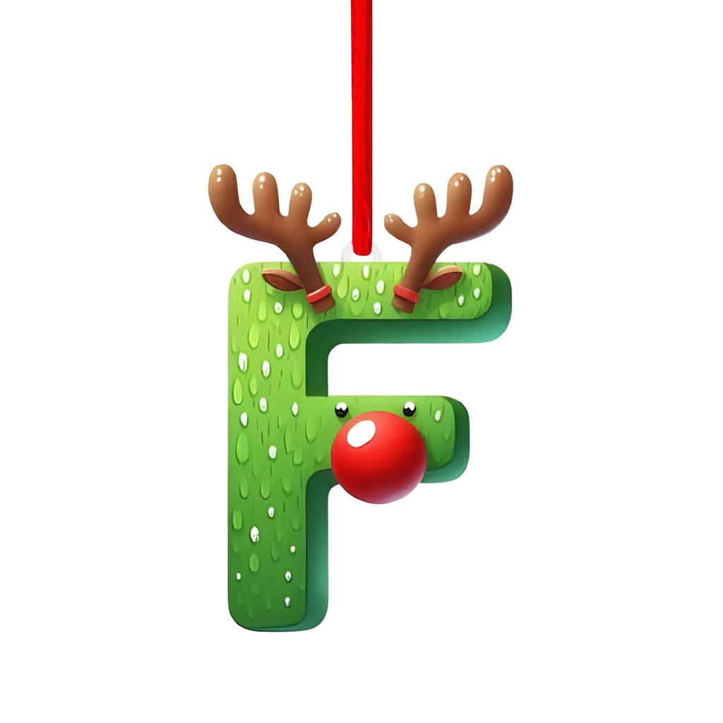 26 Letter,Christmas,Ornaments,Acrylic,1