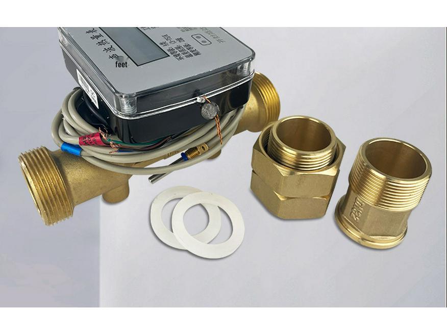 Long-Range Ultrasonic Heat Meter with Digital Display, Lithium Battery, Heating Pipeline Type, IP68-Rated Household Water Meter