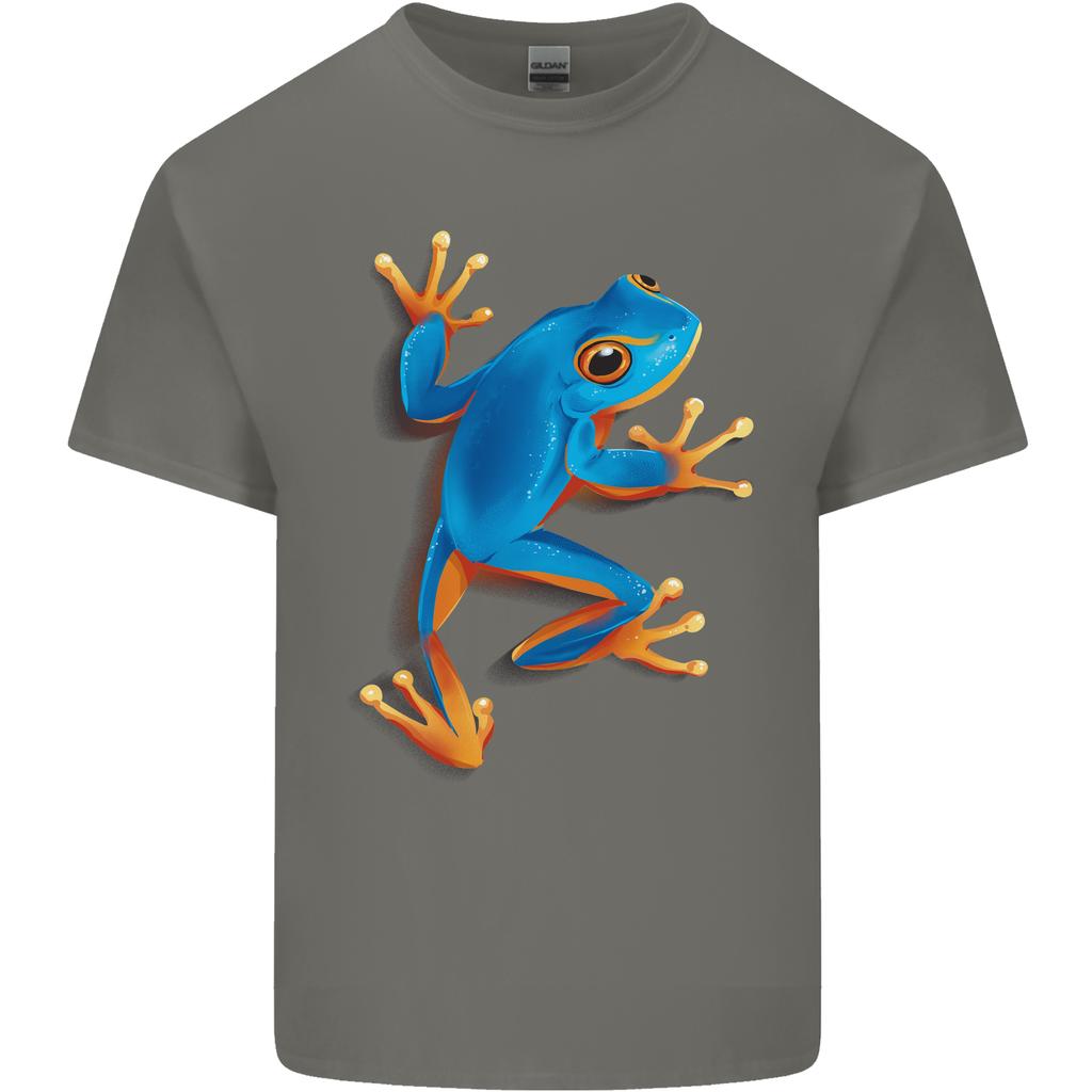 A Cool Frog Climbing Up Unisexs Light Cotton Tshirt