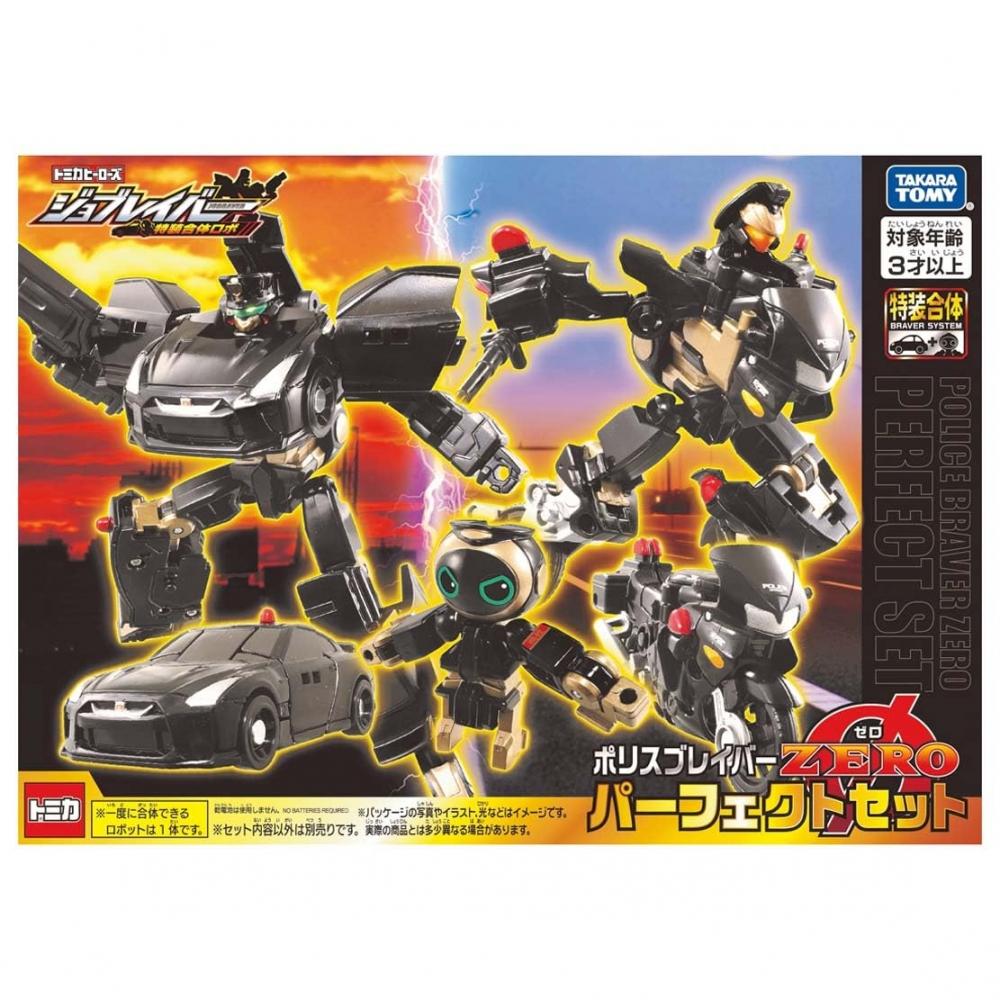 TAKARA TOMY "Tomica Job Labor Police Braver Zero Perfect Set" Мини-машинка Игрушка-машинка Возраст 3 года и старше Соответствует стандартам безопасности игрушек Сертификация ST Маркировка TOMICA
