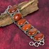 Carnelian Gemstone 925 Solid Sterling Silver Jewelry, Handmade Beautiful Gemstone Jewelry, Amazing Bracelet With Adjustable Chain Jewelry For Women