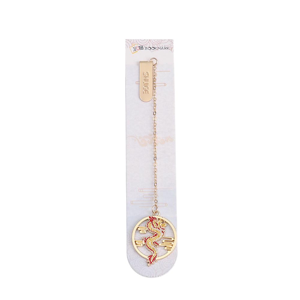 Style Tassel Red-crowned Crane Astronaut Pendant Bookmark Personality Pagination Mark Book Clip