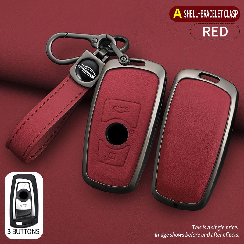 Zinc alloy car key cover shell, BMW F20 F30 G20 F31 F34 F10 G30 F11 X3 F25 X4 I3 M3 M4 1 3 5 car keychain interior accessories