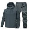 Комплект из мягкой куртки на весну и осень, ветрозащитный водонепроницаемый костюм для отдыха и рыбалки для мужчин