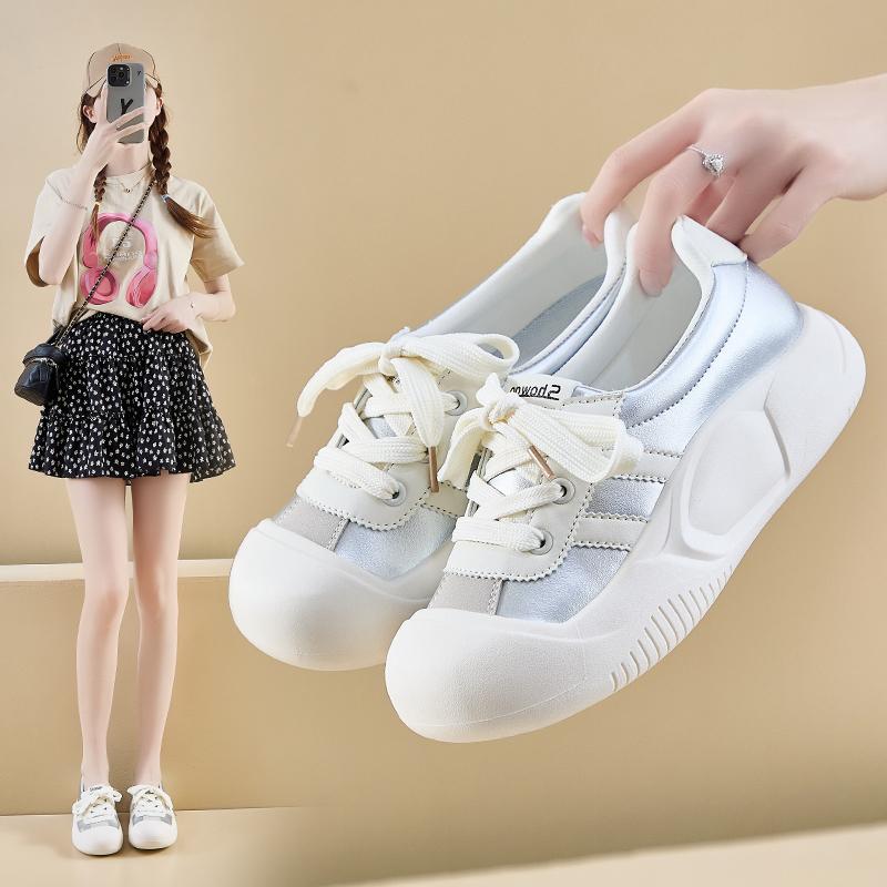 Женские повседневные кроссовки на платформе, осенняя новая модная повседневная обувь для женщин, повышающая рост, женская спортивная обувь, кроссовки