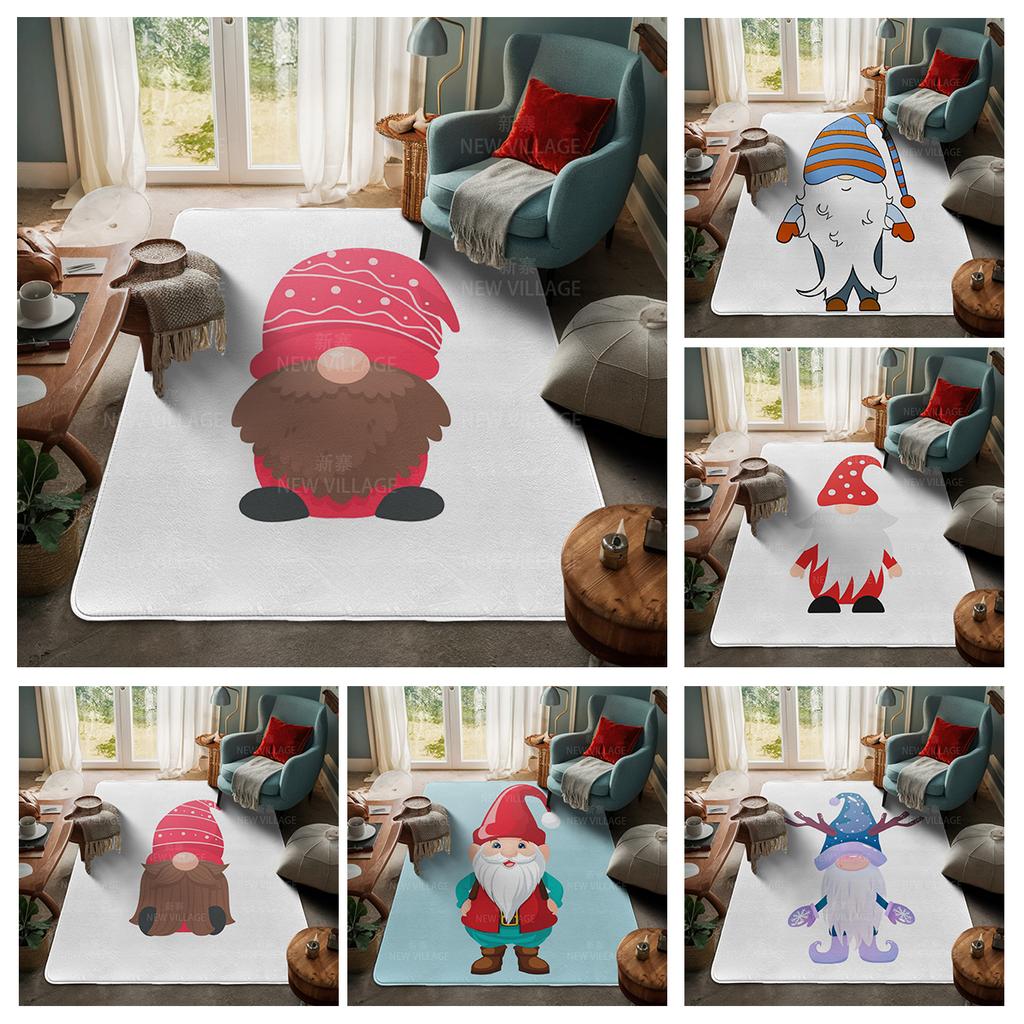Ковер у входа в дом Домашний коврик у двери Гостиная Ванная Комната Ноги ванная комната Нескользящие коврики с водопоглощением для ванной Счастливого Рождества зима