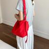 Холщовая сумка через плечо однотонная Универсальные женские сумки Корейская квадратная сумка-тоут для девочек