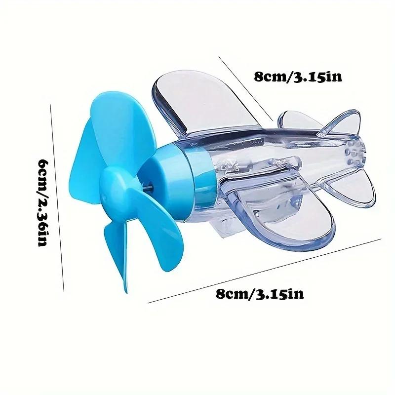 Автомобильный вращающийся самолет с ветряными двигателями, небольшой светодиодный светильник, декор для самолета, украшения для автомобиля, украшения для велосипедов, мотоциклов, велосипедов