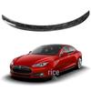 Real Carbon Fiber Rear Ducktail Spoiler for Tesla Model 3 P Style