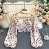Spring Summer New Women Floral Shirts Woman Blouses