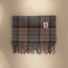 RECLOW RECLOW LAND 100% Cashmere Tartan Check Muffler Brown