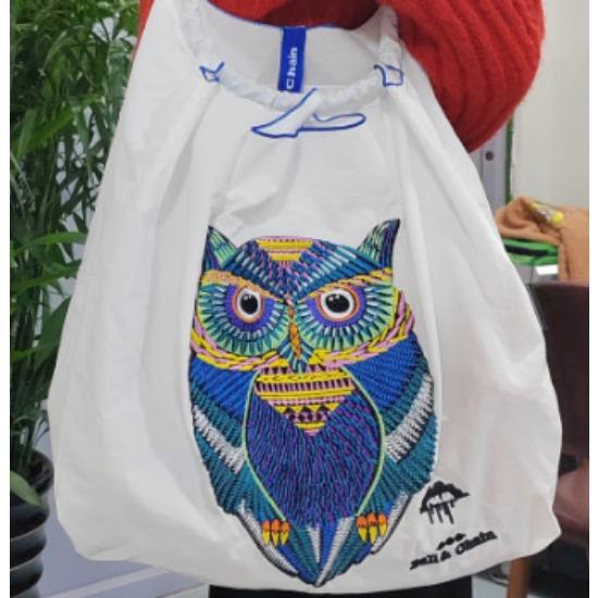 Embroidery Shopping Bag Women'S Fashion Niche Large Capacity Shoulder Bag Tide