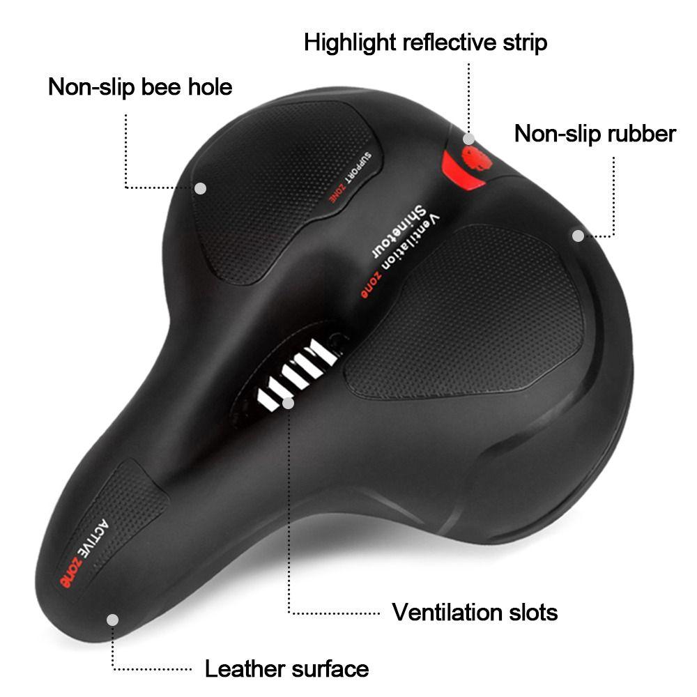 Cycling Accessory Road Mountain MTB Bicycle Shock Absorbing Comfortable Seat Hollow Bike Saddle