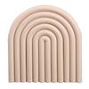 Rainbow Shape High Temperature Resistant Coaster Dining Table Mat Insulation Pad