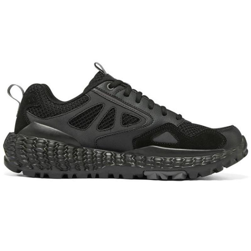 Skechers Мужские сетчатые синтетические низкие беговые кроссовки Monster Черные 237279-BBK