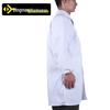 Unisex White Coat for Doctors, Students, Nurses - Long Sleeve, Spring/Autumn, Custom Logo Workwear