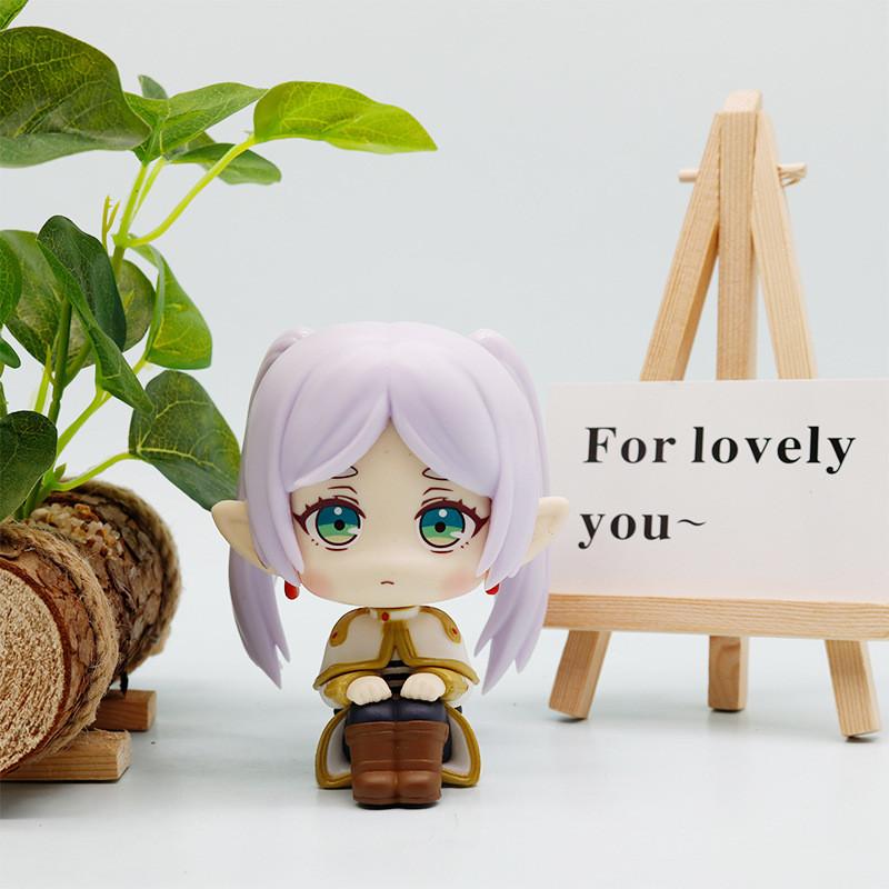 Sitting Frieren Pvc Action Figures Model Toys Desktop Decoration Gifts Kids